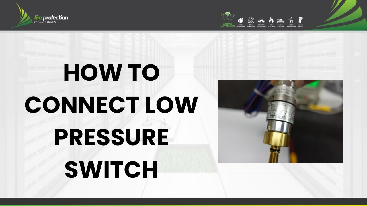 How To Connect Low Pressure Switch