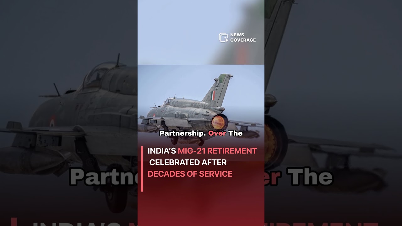 India&rsquo;s MiG-21 Retirement Celebrated After Decades of Service #worldnews #news