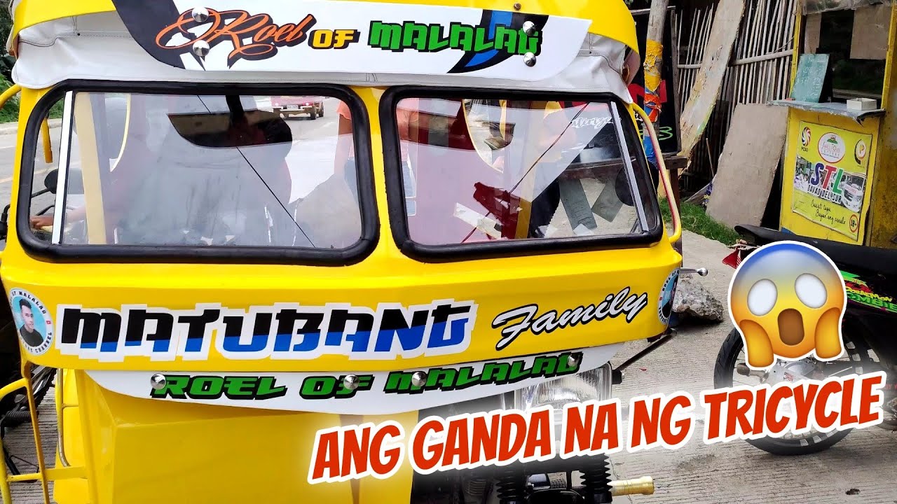 NAGPAKABIT KAMI NG STICKERS SA TRICYCLE!