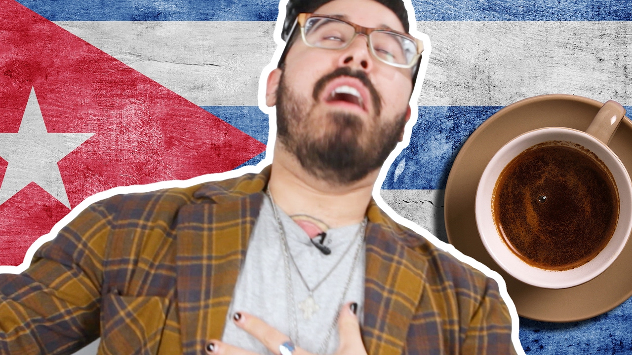Curly Tries Cuban Coffee