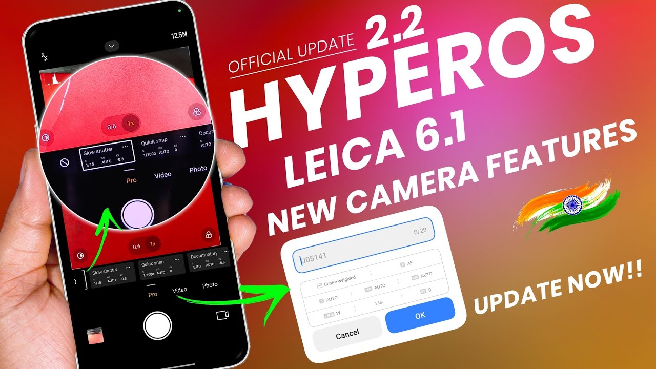 HyperOS 2.2 Camera| Leica Camera 6.1 New Features Unlocked🔓 Extra Advance Pro mode Features for Noob
