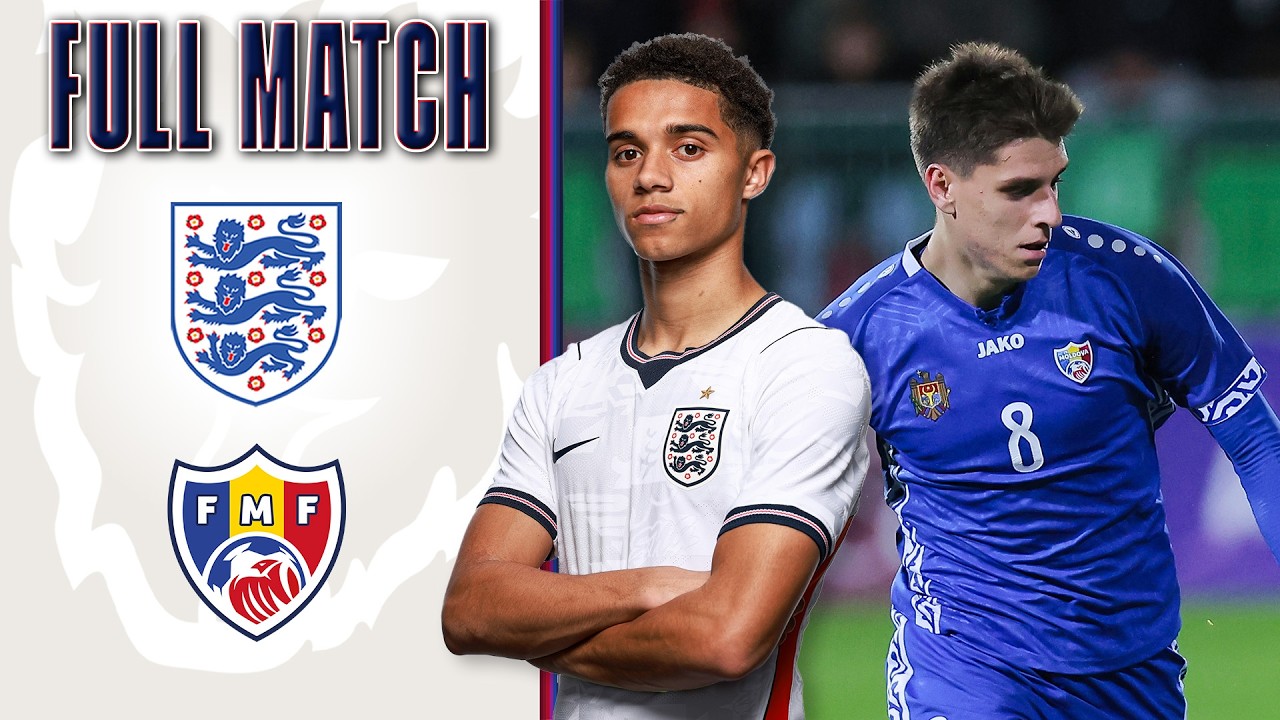 FULL MATCH | England v Moldova | U21 Men | UEFA Euro 2027 Qualifier