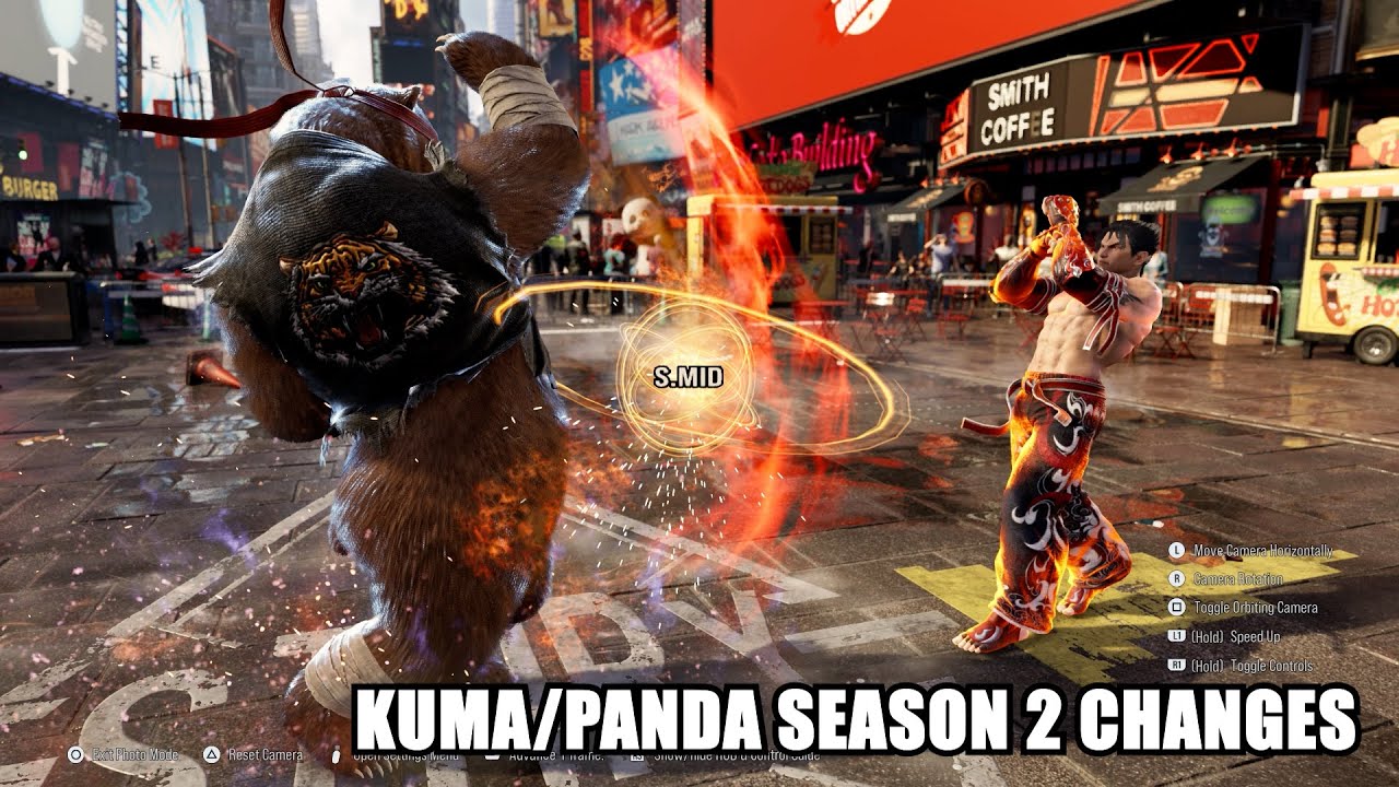 Tekken 8 | Kuma/Panda Season 2 Changes (Ver 2.00.01 New Moves)