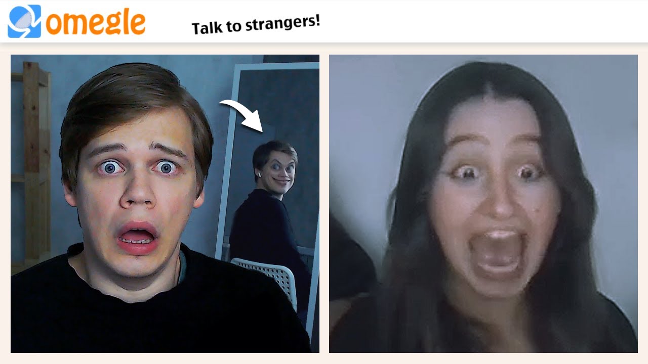 My reflection scares people ON OMEGLE