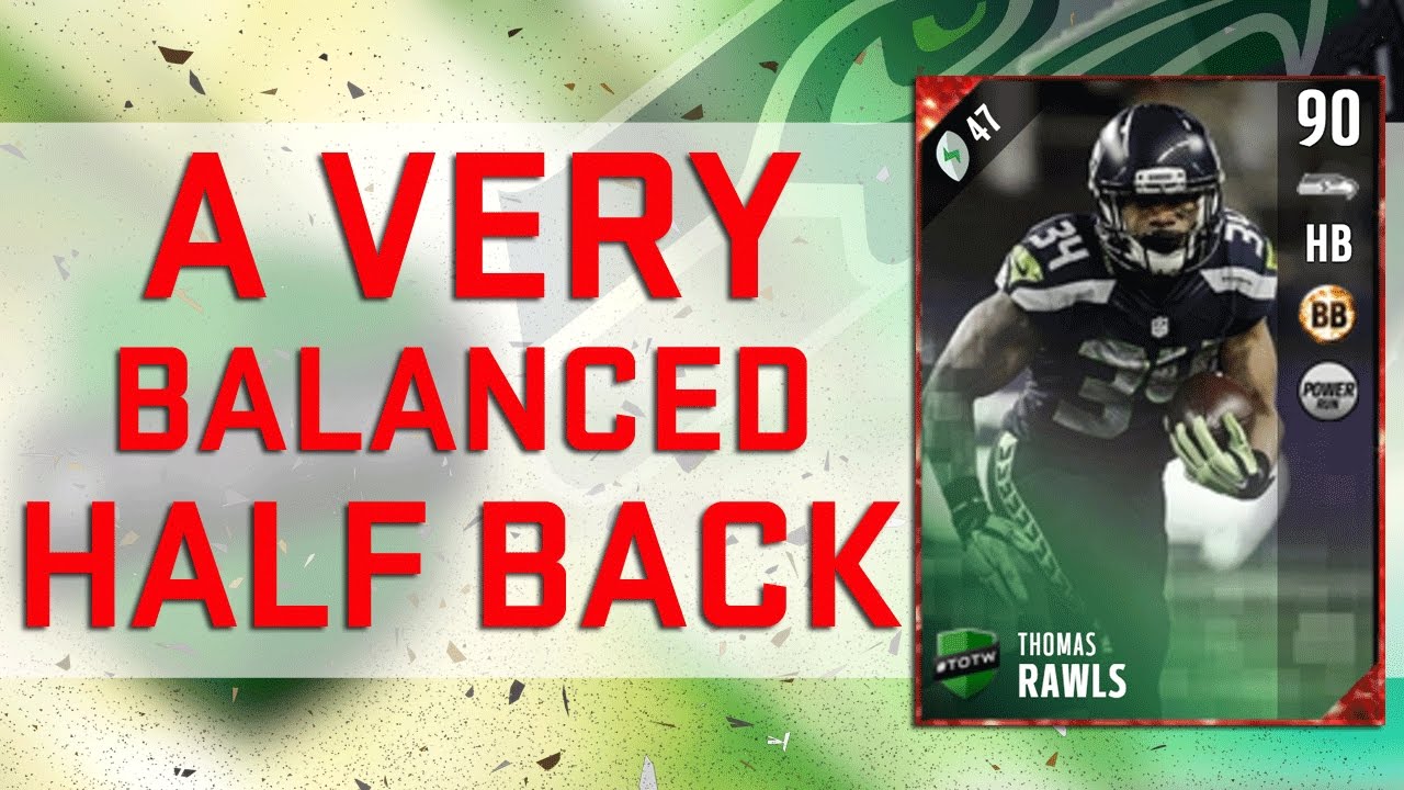 MUT Reviews | Thomas Rawls | Madden 17 Gameplay Tips