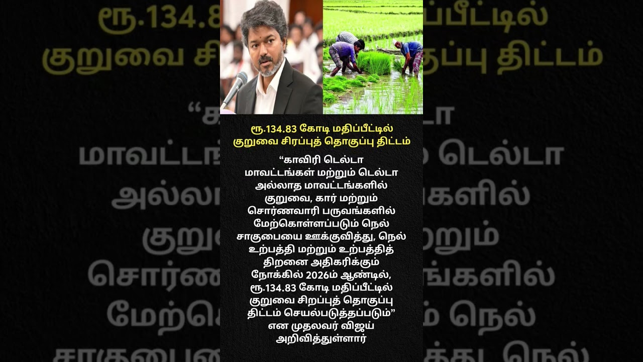 🔥Tamil Nadu Announces ₹134.83 Crore Farm Loan Waiver!Big Relief for Farmers|Latest TN Political News