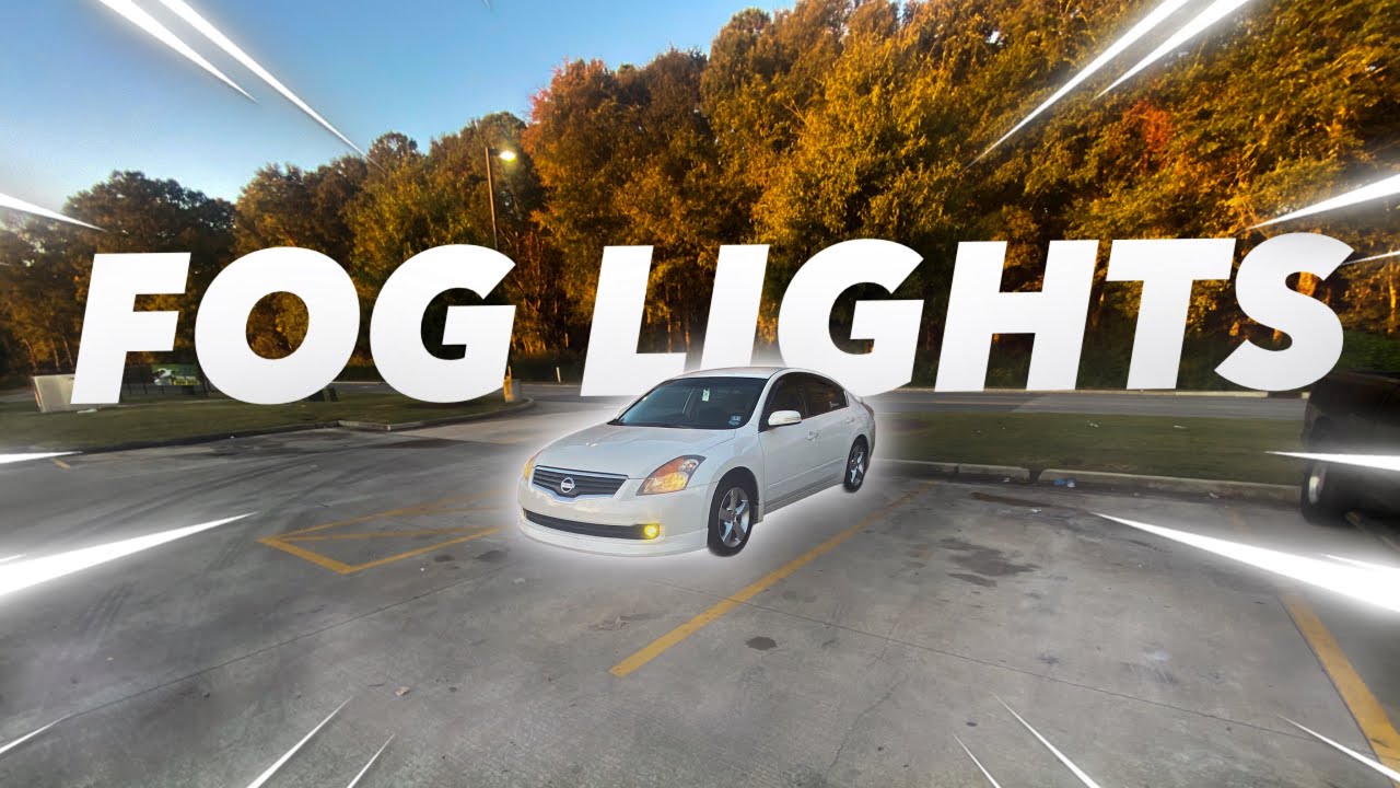 How to install fog lights for 2007-2009 Altima 🔥🧼