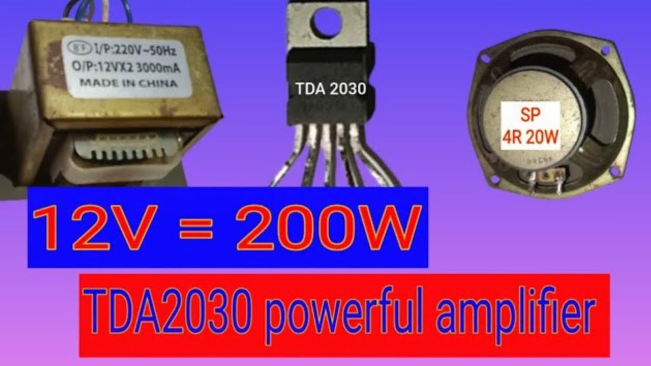 2030 ic amplifier circuit diagram | tda 2030 ic amplifier | tda 2030