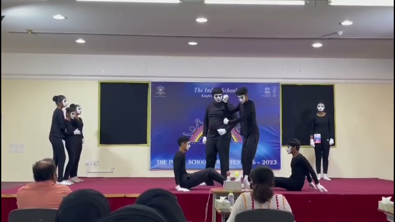 Mime on humanity and natural disasters, 1st place very impressive 👏