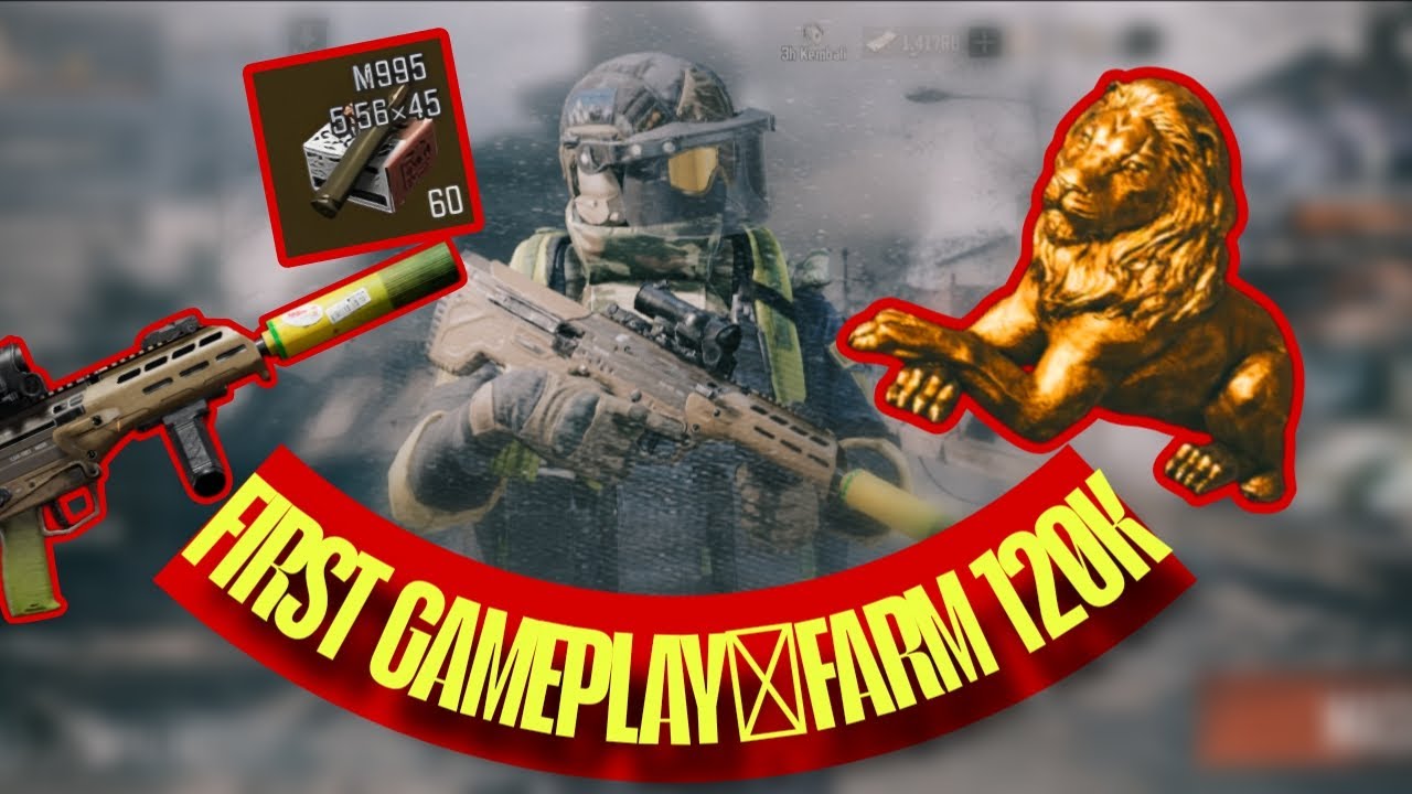 MY FIRST GAMEPLAY ON FARM 120K WITH MDR+M995 | ARENA BREAKOUT #ArenaBreakoutS12