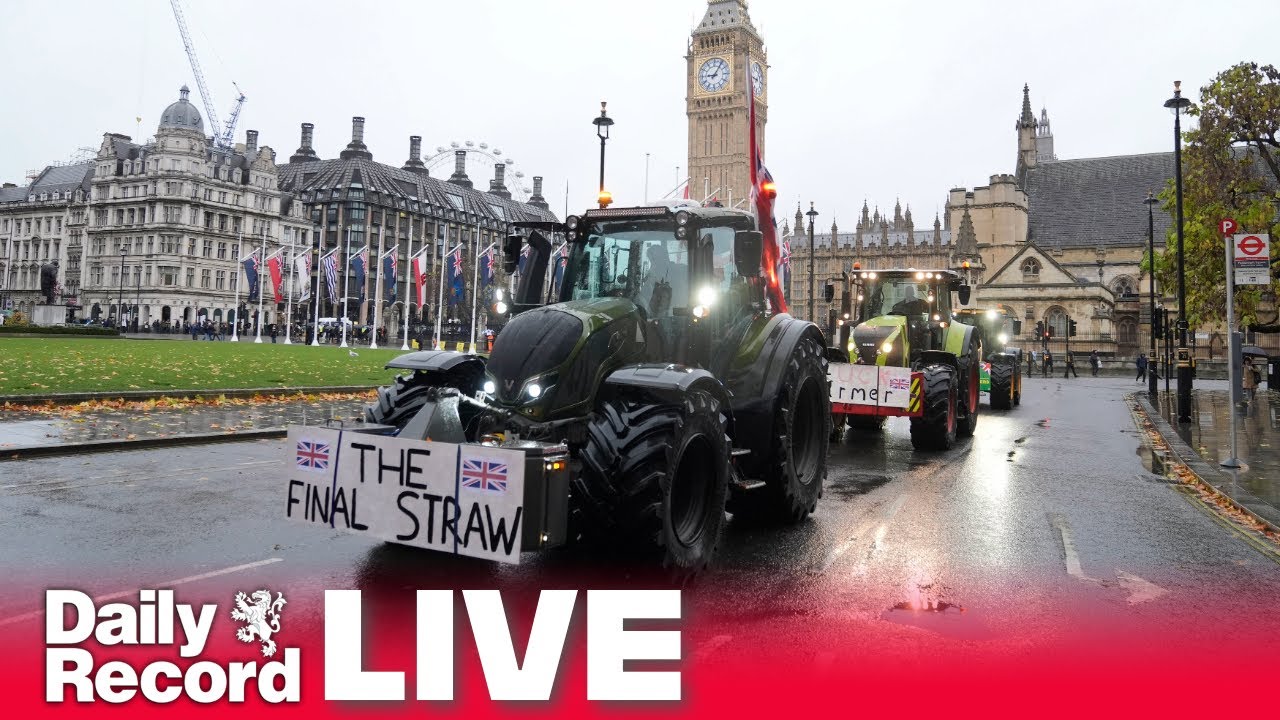 LIVE Farmers protest hits London as tractors descend on Westminster over Budget tax changes