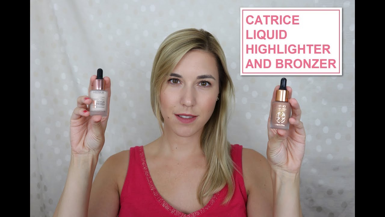 Catrice Light Correcting Serum Primer Candlelight and Sheer Serum Bronzer | Review & Demo