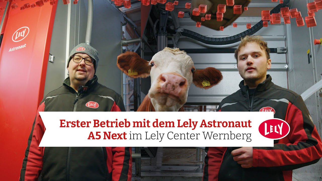 🎥 Erster Betrieb mit dem Lely Astronaut A5 Next im Lely Center Wernberg
