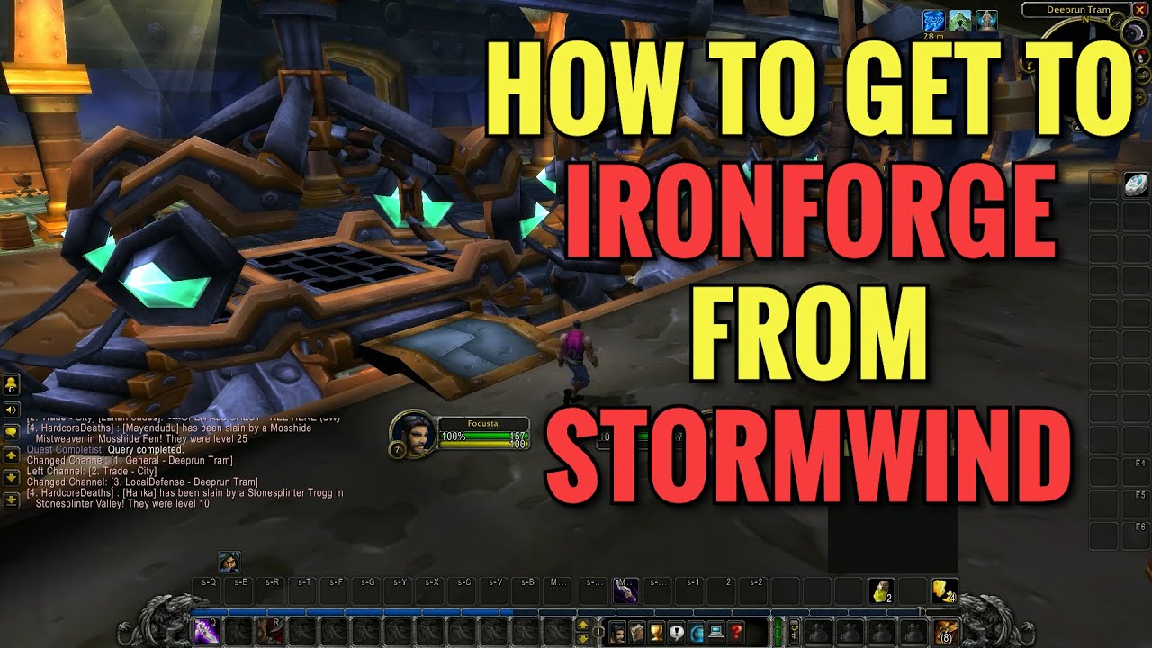 How To Get To Ironforge From Stormwind - WoW Classic