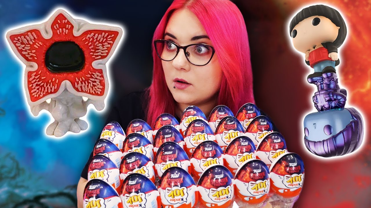Stranger Things KINDER JOY 💙❤️ Otwieram 24 JAJKA NIESPODZIANKI