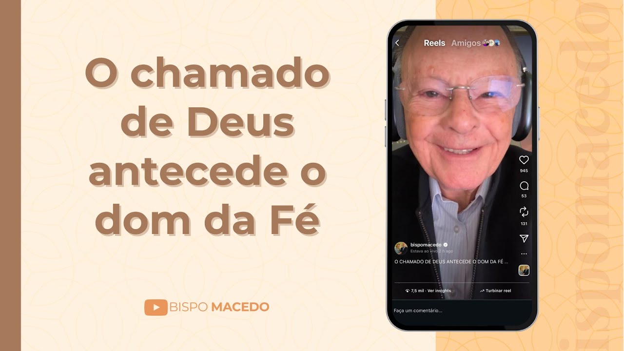 O chamado de Deus antecede o dom da F&eacute; - Medita&ccedil;&atilde;o Matinal 16/10/25
