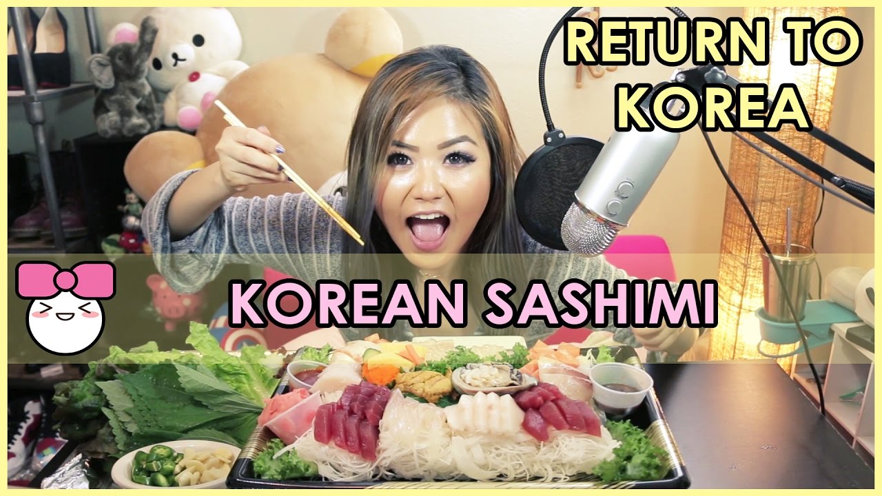 KOREAN SASHIMI | MUKBANG