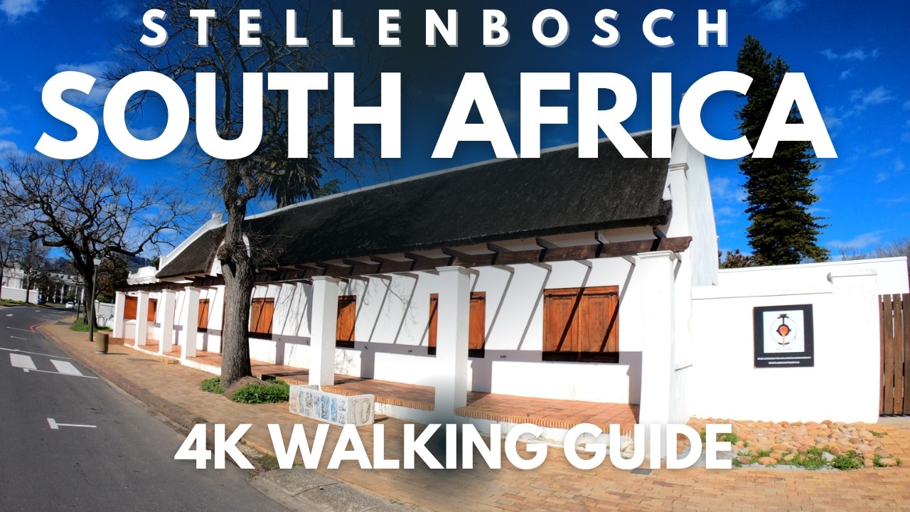 Stellenbosch Travel Guide | 4K Walking Tour in South Africa’s Wine Capital (Is It Safe?)
