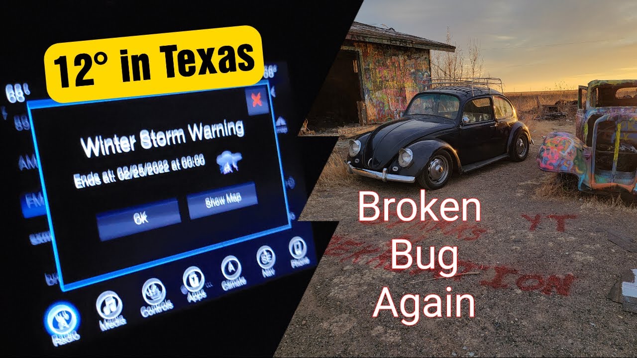 Day 4: Taking our 1961 Beetle to Slug Bug Ranch in Texas
