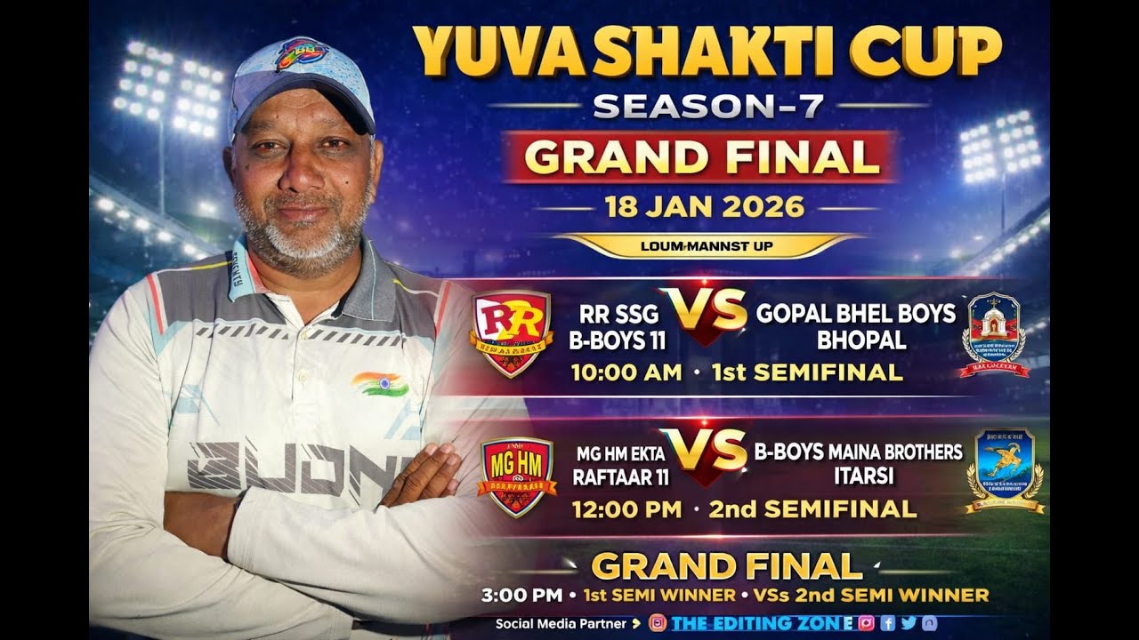 YUVA SHAKTI CUP SEASONS 7 - 2026 || FINAL DAY || BUDHNI ||