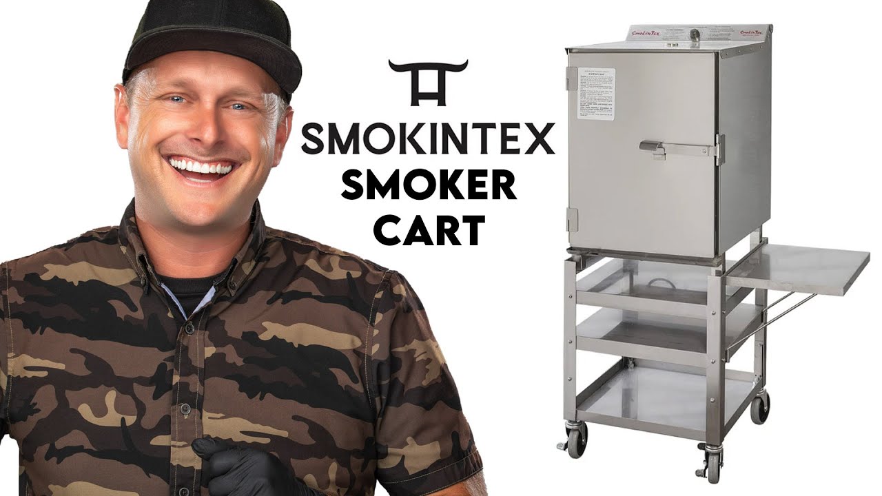 Распаковка тележки для копчения SmokinTex для электрической коптильни OG