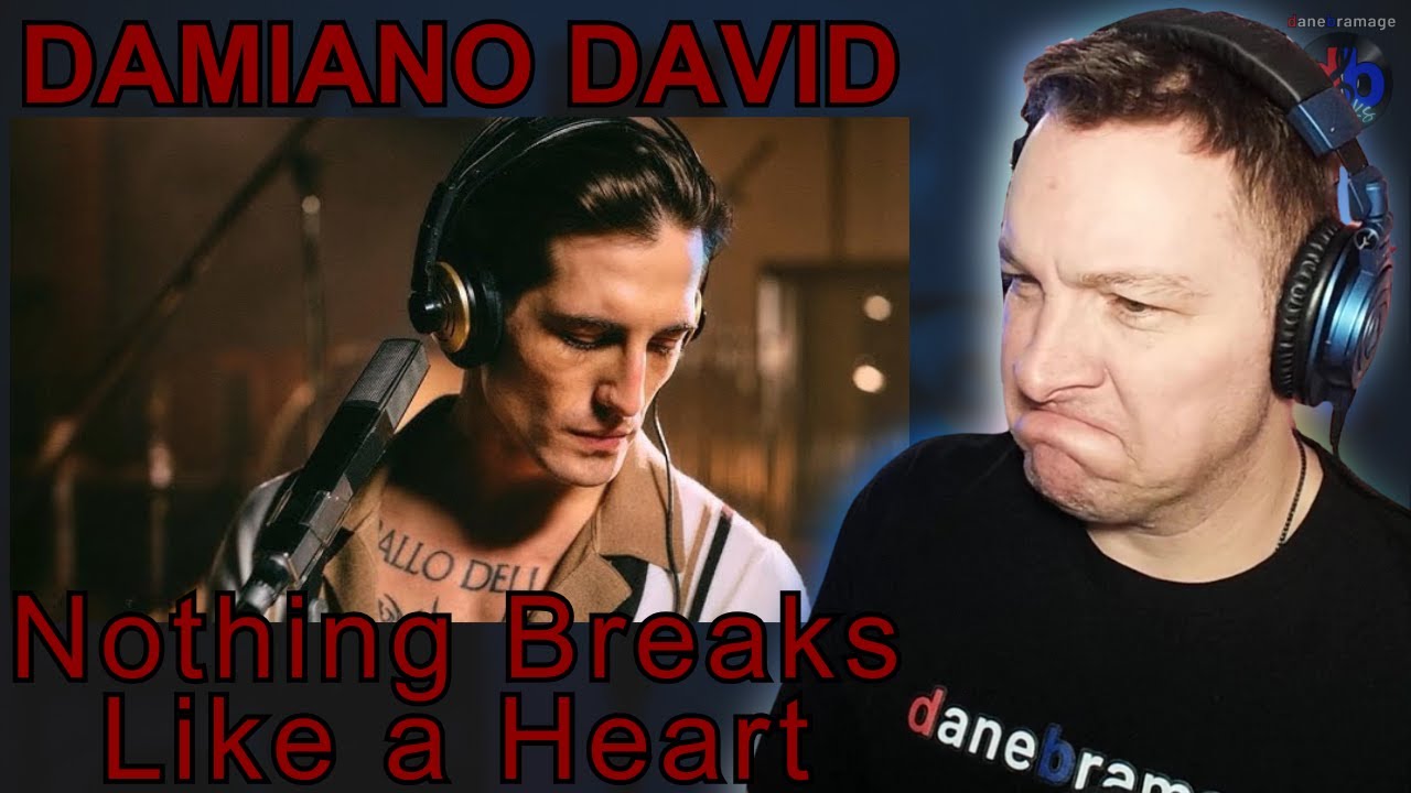 HEARTBREAK HITS! Damiano David - Nothing Breaks 🇮🇹 REACTION