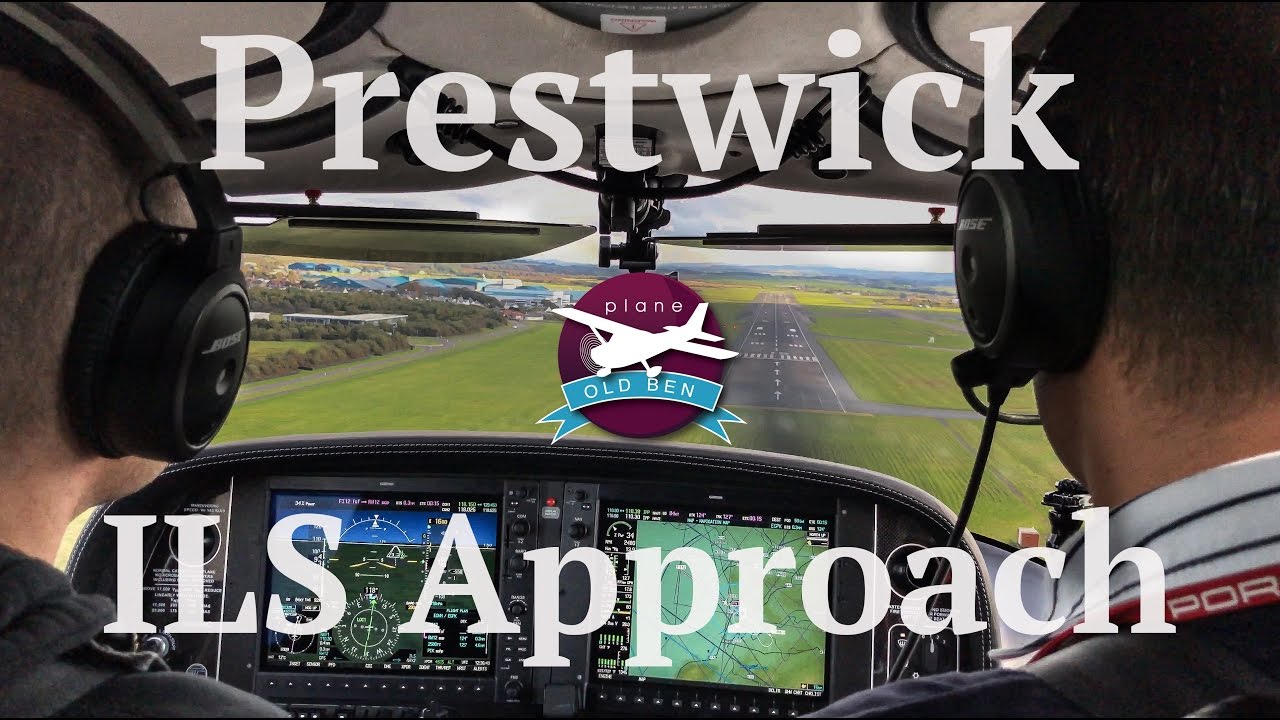 Cirrus SR22T - IFR Radar Vectored ILS Approach To Prestwick (EGPK)