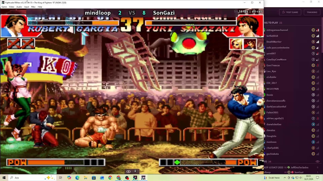 The King of Fighters 97 Mindlop Vs SonGazi 