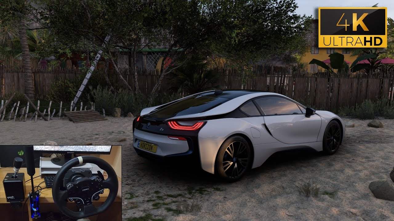 I8 2015 BMW I Forza Horizon 5 I MOZA R5 Steering Wheel Gameplay