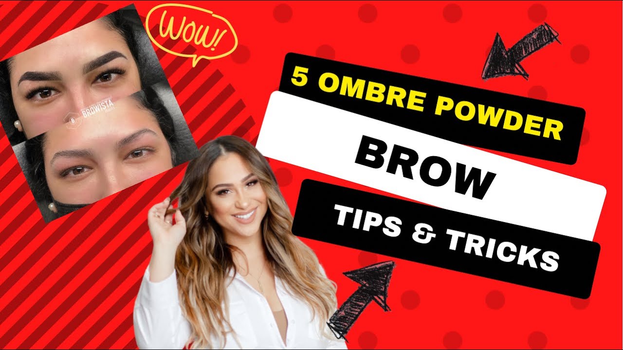 5 tips & tricks for ombr&eacute; powder brows&mdash;Learn how to achieve a perfect outline TUTORIAL