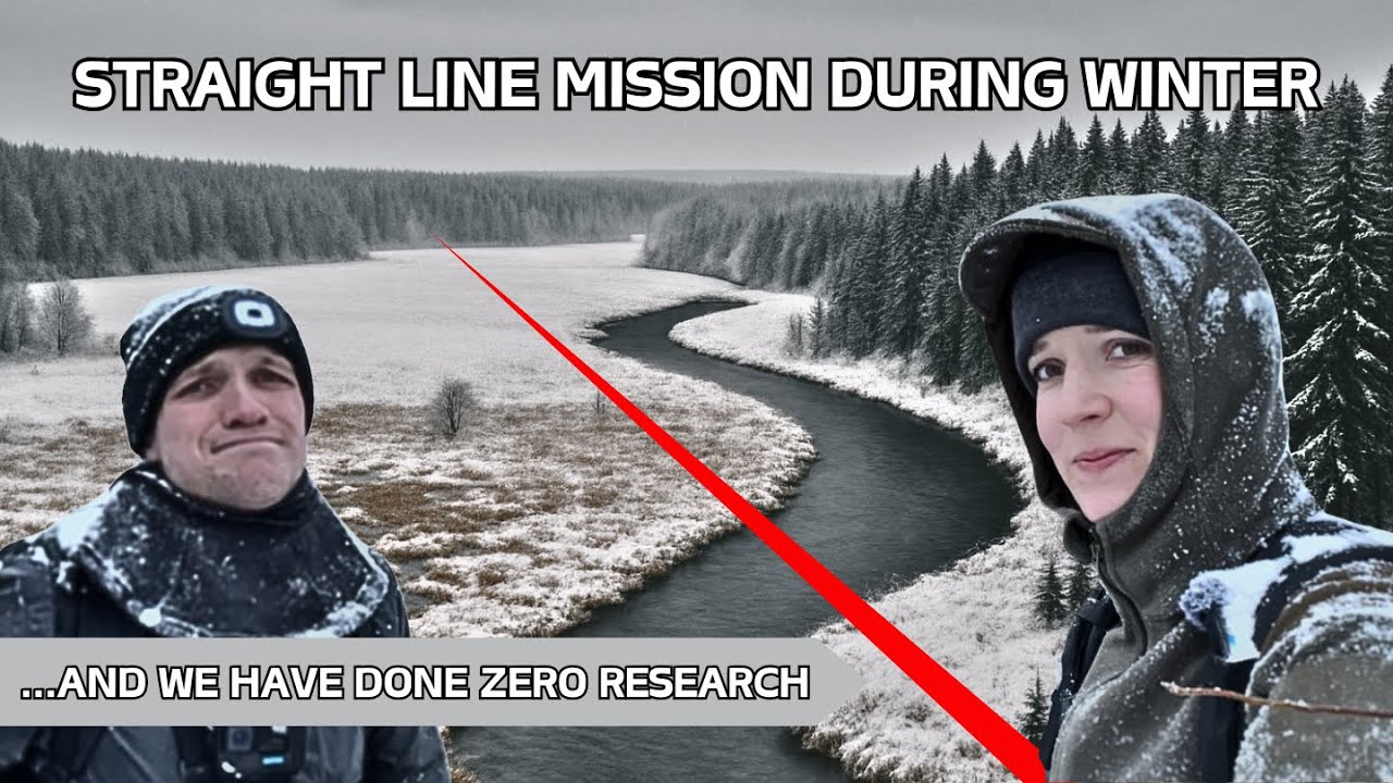 We Attempted a Blind Straight Line Mission during cold Estonian Winter