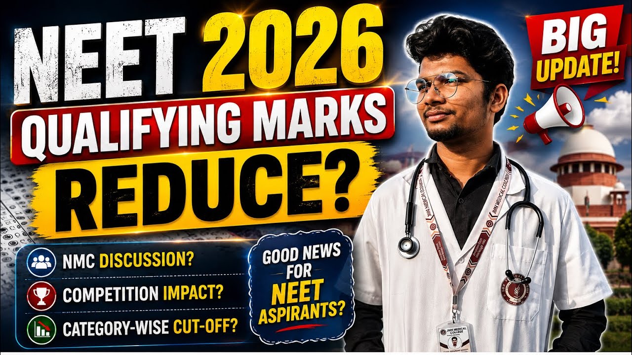 NEET 2026 QUALIFYING MARKS REDUCED? #neet #mbbs #bams #counselling 