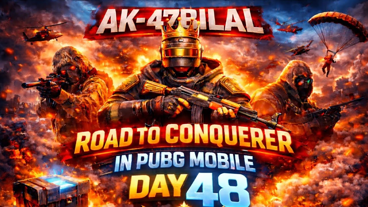 Day 48 | PUBG Mobile Road to Conquerer | 500 subs 5 Royalpass Giveaway | 4x Bursts