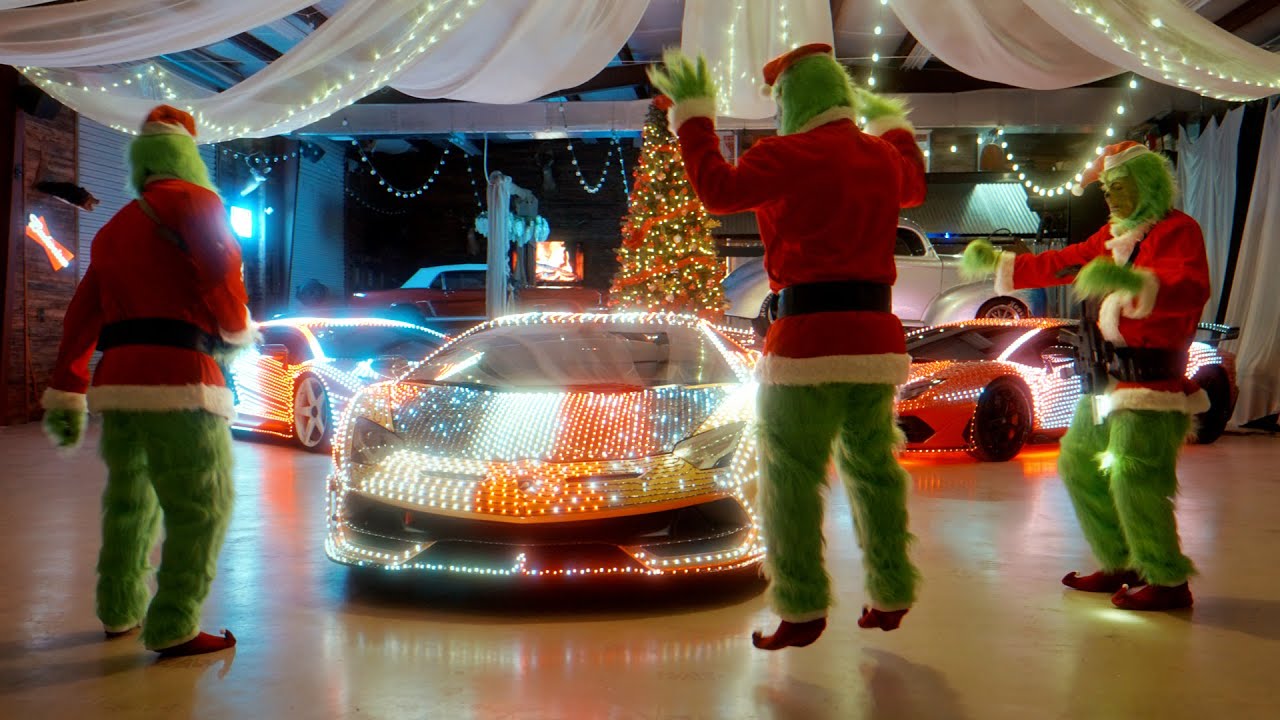 The Grinch Steals Lamborghini SVJ | Christmas 2025