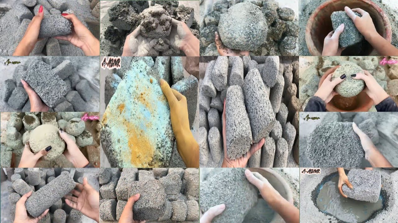 ASMR Edits Crunchy Crispy Grey🩶Concrete Texture Crumbling 🥰||Requested by @AroojAbdullah-x2m✨💥