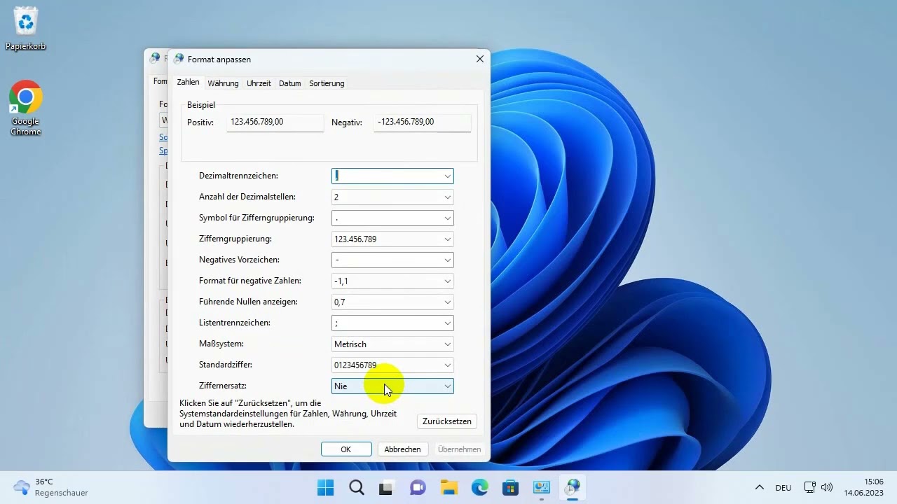 So &auml;ndern Sie Datum und Uhrzeit auf einem Windows 11-Computer &ndash; einfach und detailliert