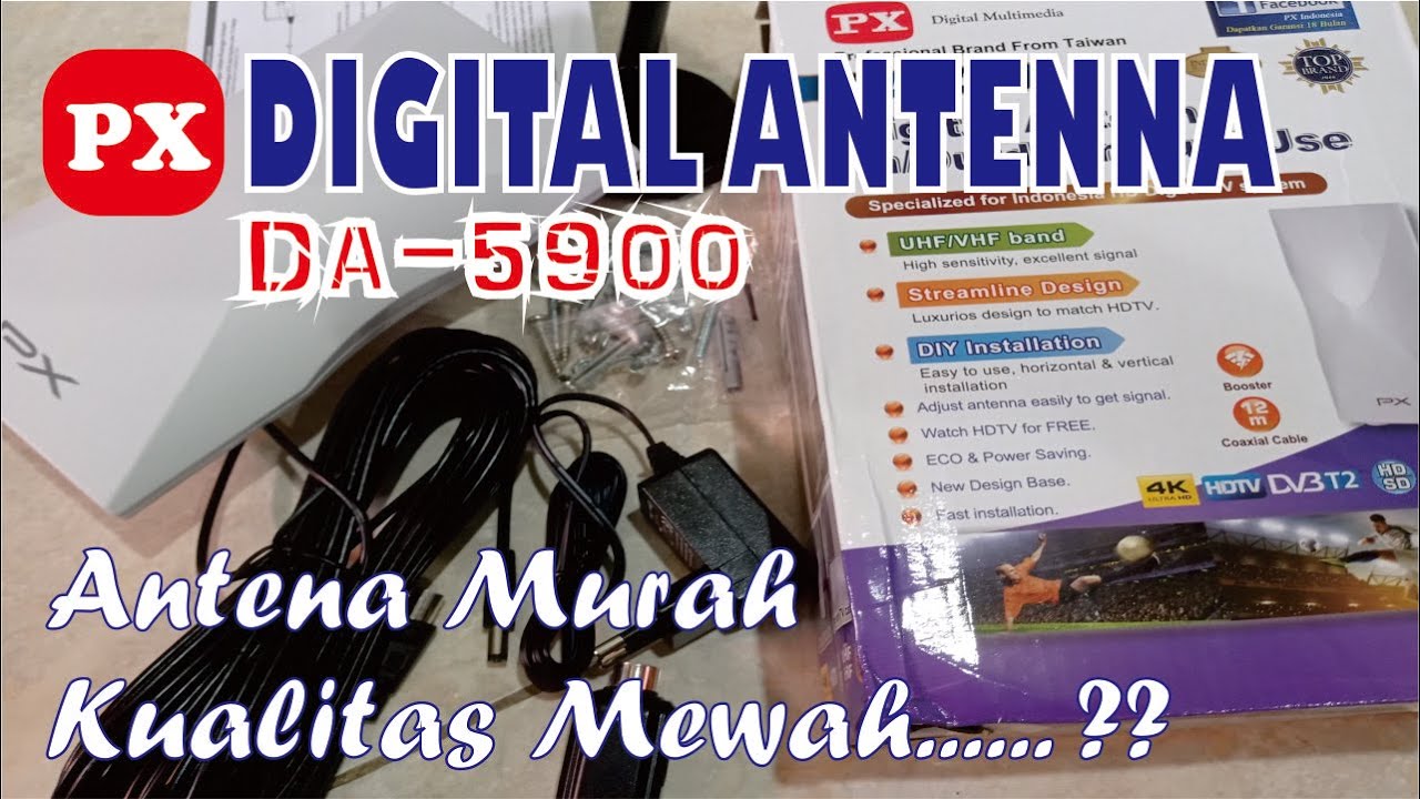 Review Antena Digital PX 5900 Murah Kualitas Mewah (Unboxing)