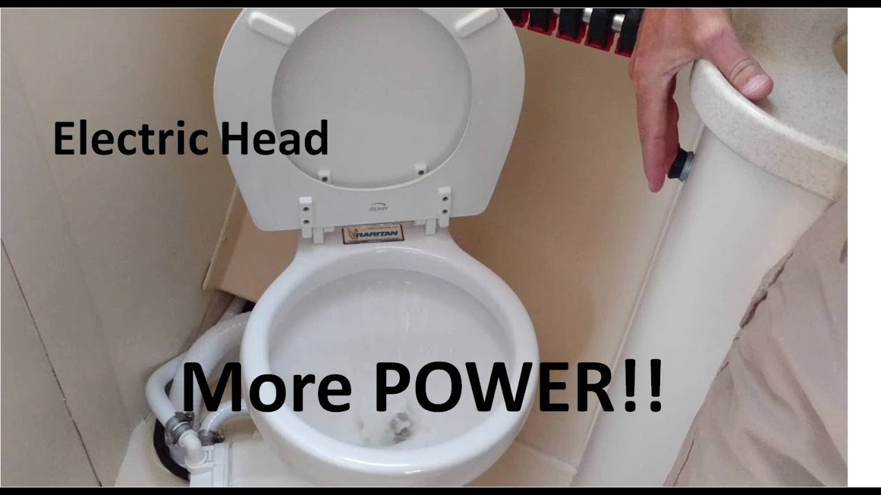 How to replace a manual head with an electric head on a sailboat.