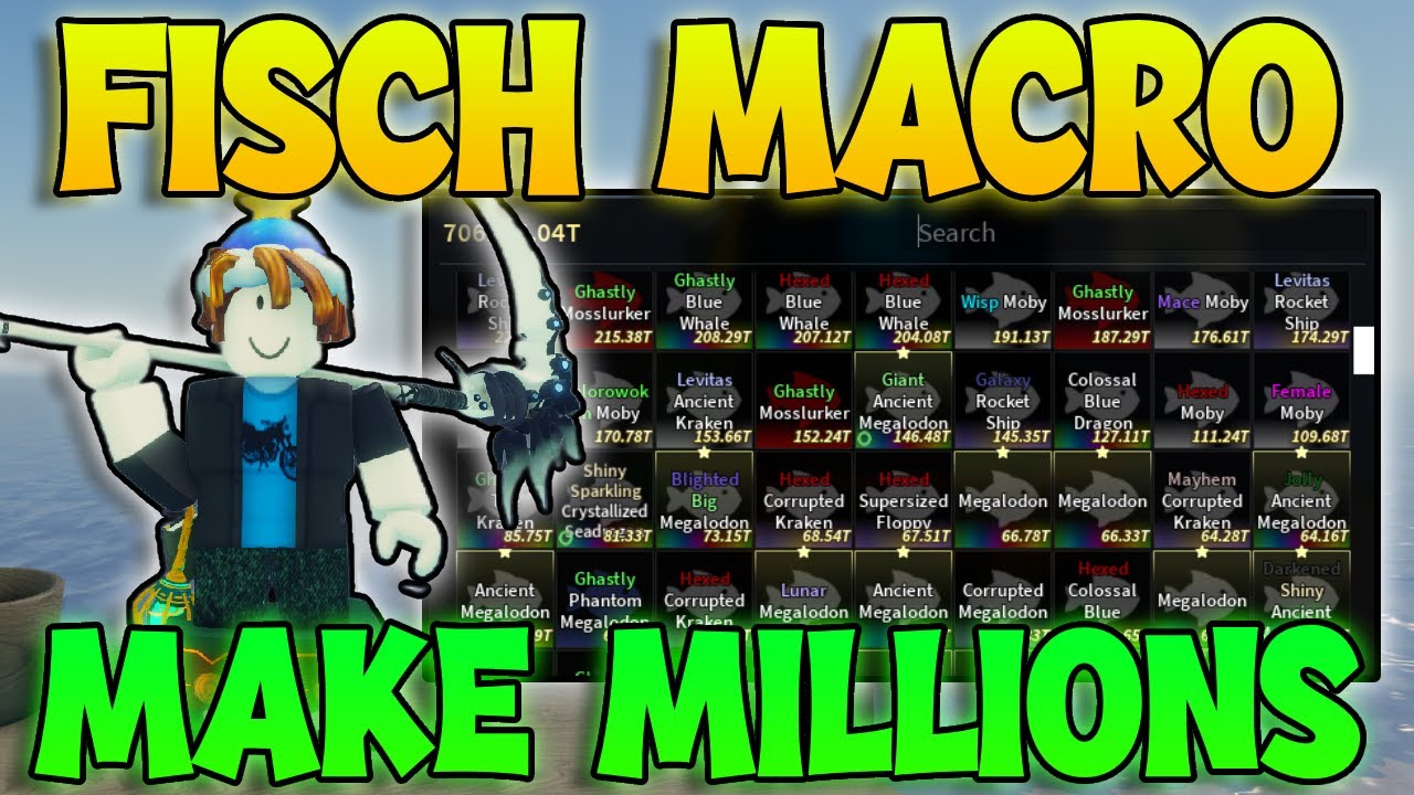 BEST Auto FISCH Macro Roblox! How To Macro In Fisch Roblox! (Roblox Fish)