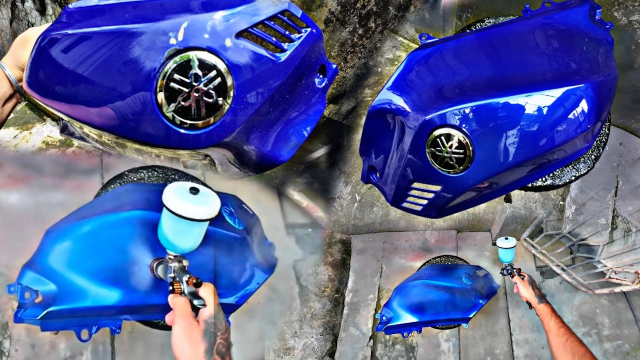 How to paint small scratches on bikes/motorcycles