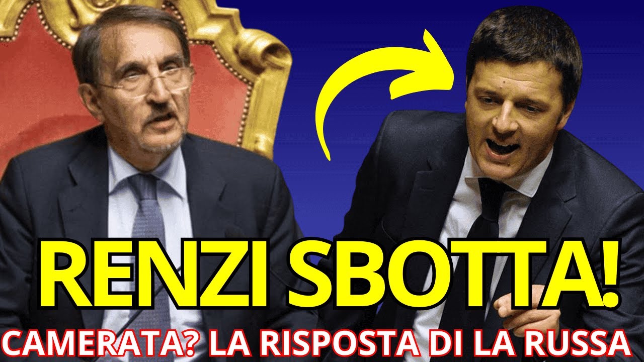 MATTEO RENZI VS IGNAZIO LA RUSSA: LO SCONTRO SULL&rsquo; EMENDAMENTO NOTTURNO!