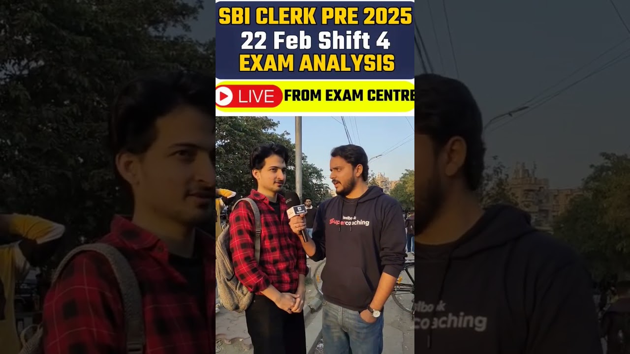 SBI CLERK PRELIMS 22 Feb Shift 4 Detailed Analysis #sbiclerk #Examanalysis