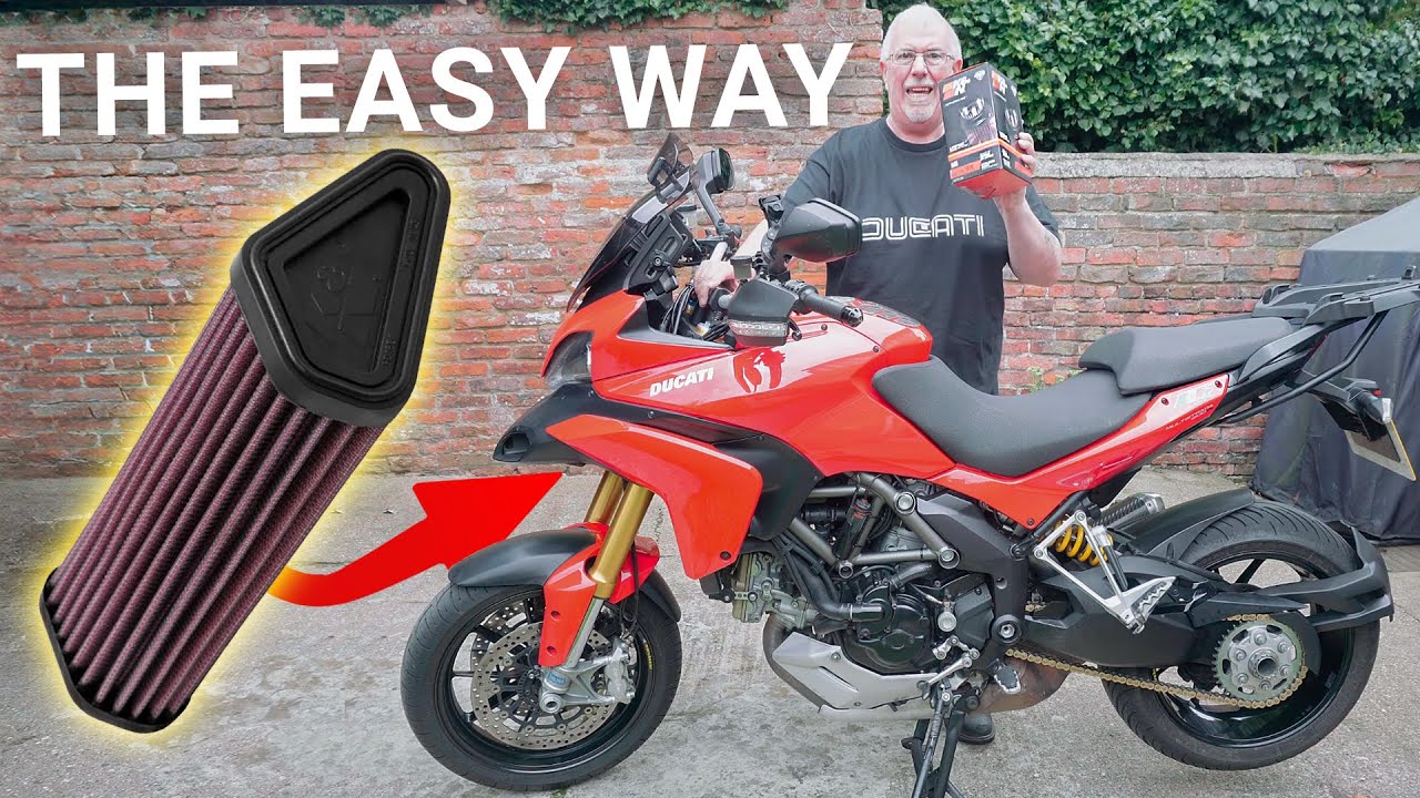 Ducati Multistrada 1200 K&N Air Filter Upgrade Made Easy! (Skip the Strip-Down)