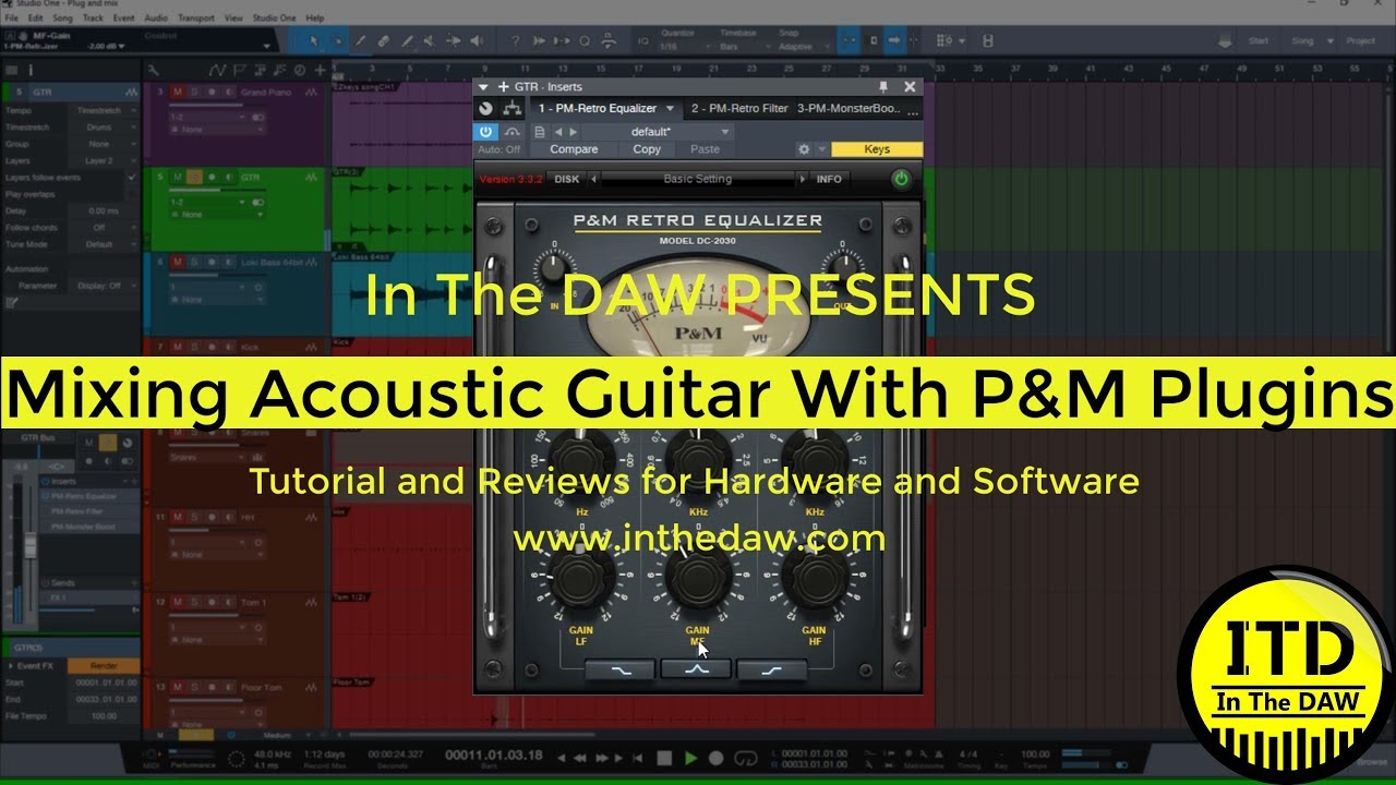 mixing acoustic guitar with Plug and Mix Plugins In The DAW