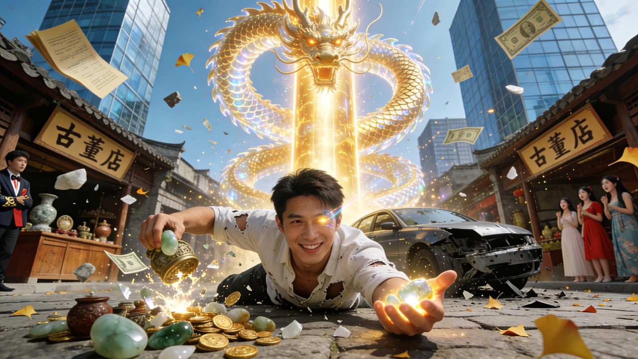 我被車撞了，醒來後祖傳神眼覺醒！從此地攤上的破爛在我眼裡全是黃金！😱👁️