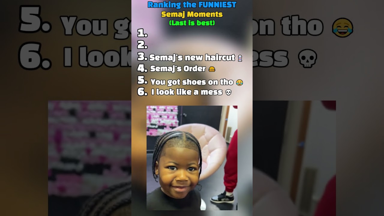 RANKING The FUNNIEST Semaj Moments