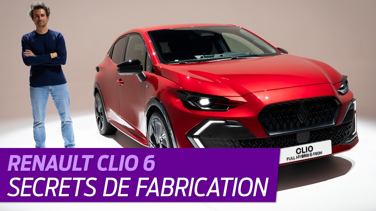 Nouvelle Renault CLIO 6 (2025). Tous les secrets techniques de la citadine star !
