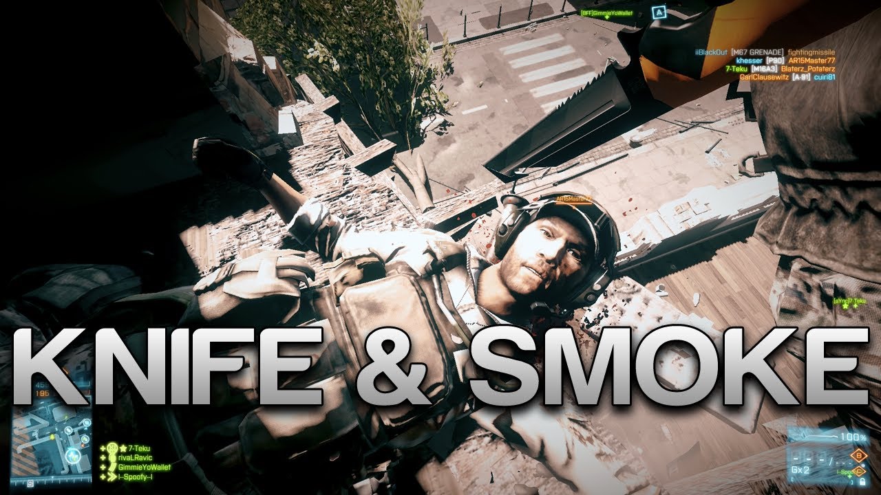Battlefield 3 Knife & Smoke