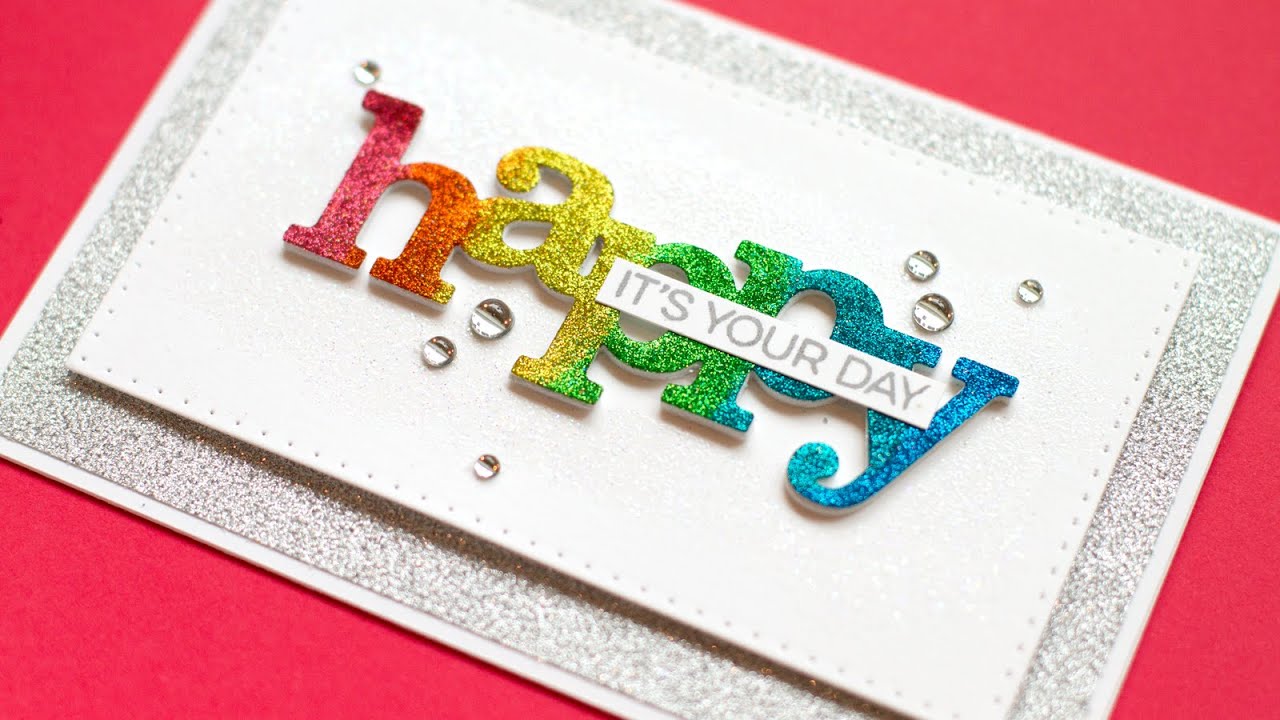 Glitter Die Cuts