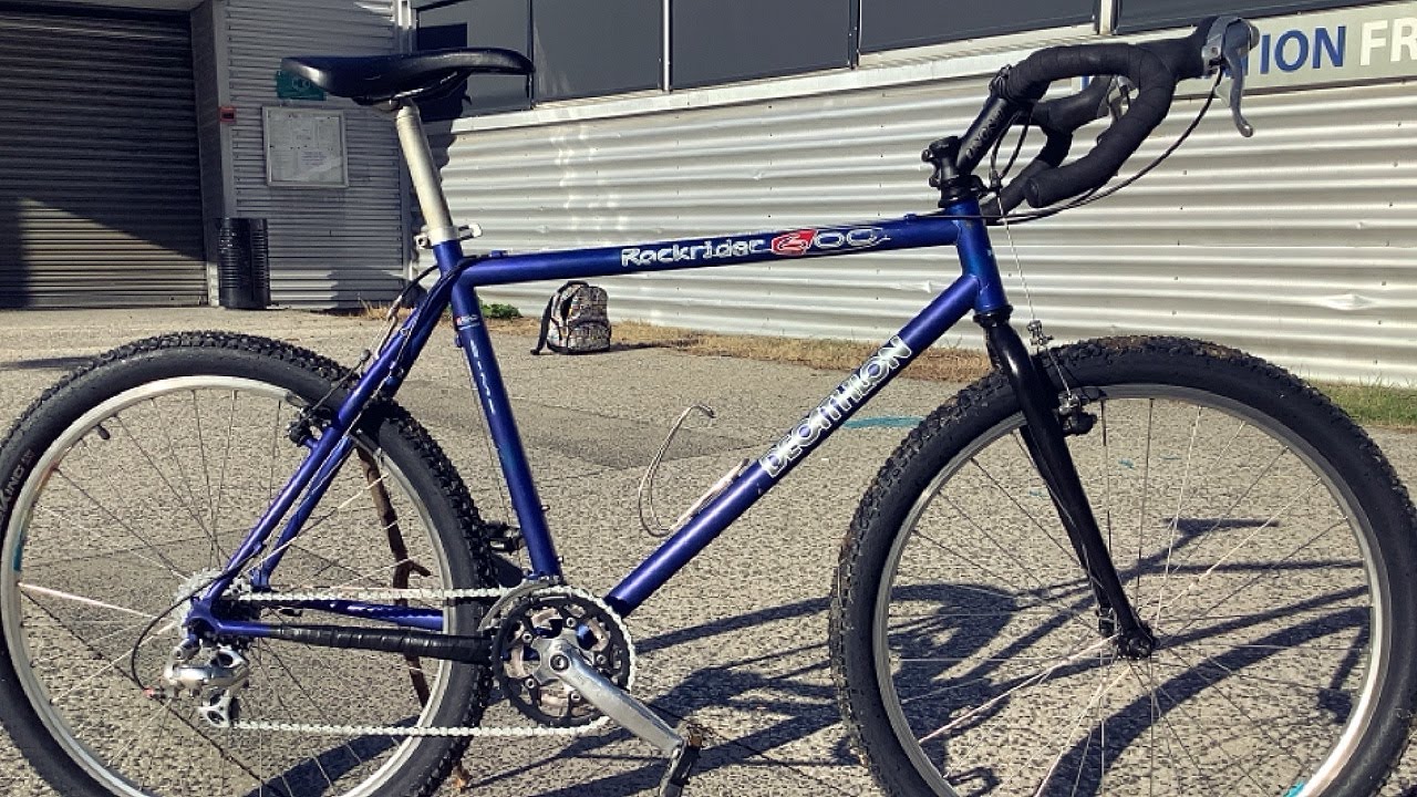 Neo gravel Vintage MTB gravel bike conversion problematics Rockrider 600